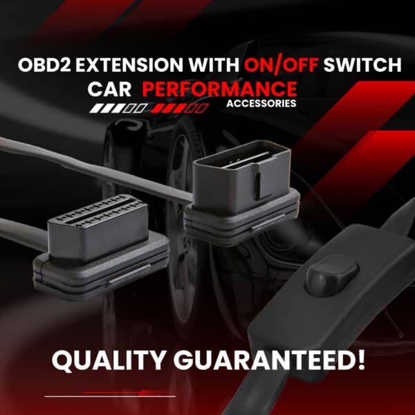 Ultra Low Profile OBD2 ON/OFF Extension Cable 16pin - Image 6