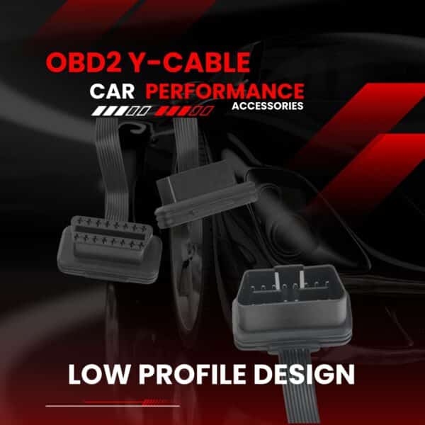 Ultra Low Profile OBD2 Splitter Extension Cable 16pin - Image 5